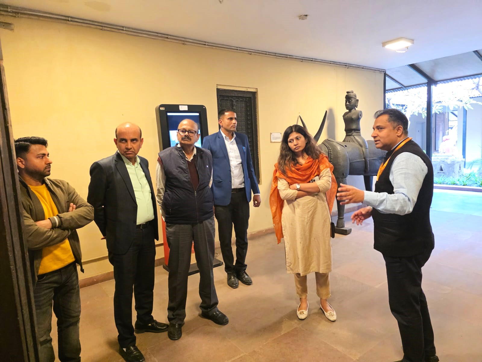 VIP Visit at National Crafts Museum